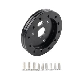 UHANBUT Grant Steering Wheel Hub Adapter Spacer Kit - 6 Hole to 3 Hole Conversion (Black, 0.5 Inch)