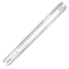 Artway Scale Ruler - Metric - 300mm with 8 Different Scales from 1:1 to 1:2500