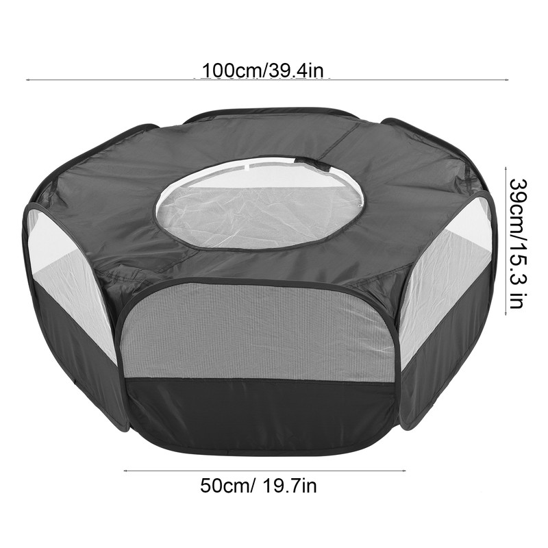 Foldable Small Animal Hamster Fence Autoopen Outdoor Indoor Exercise Crawling
