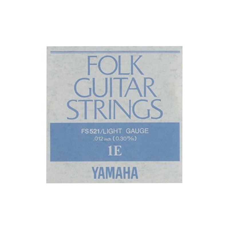 Yamaha FS521 Acoustic Guitar Rose Strings, 1 String x 2