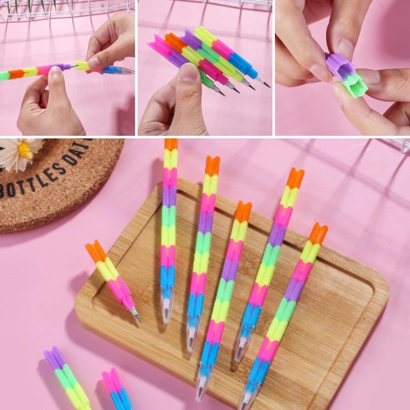 DIZLAS Rocket Pencils, Pencils, Stationery, Prizes, Presents, Large Capacity, Children,