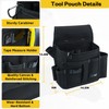 MELOTOUGH Electrician Tool Pouch with Belt,Tool Bag,Tool Pouch with Belt