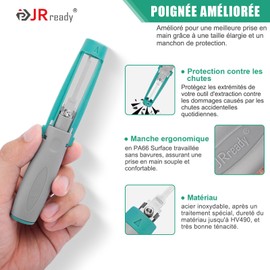 JRready JRconDRK-1-1579007-1 Pin Remover Terminal Removal Tool Terminal Lug Puller for AMP MCP 1.5k Series