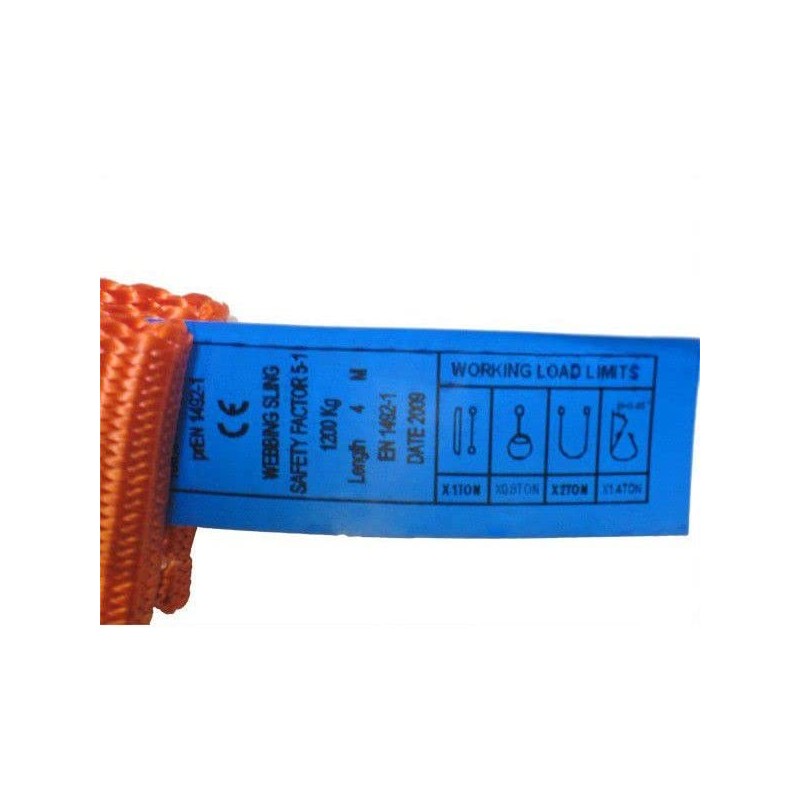 FREAK Belt Sling E Type Double-ended Eye Shape Lifting Load