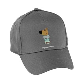 Hippowarehouse I'm just a chill Guy Premium Printed 5 Panel Baseball Cap hat OneSize Adults Grey
