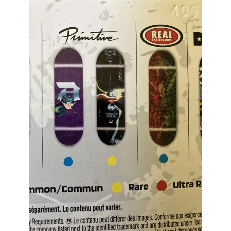 Tech Deck Primitive Tre Williams Prism Panther Rare Fingerboard Skateboard