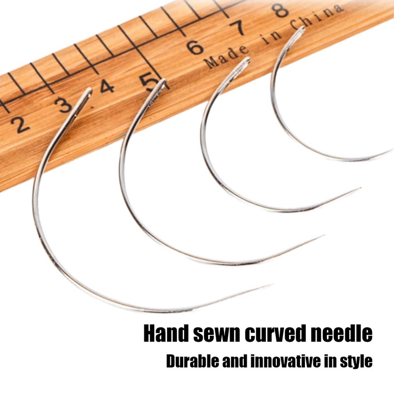 Pack of 12 curved needles, curved needles, thin needle, upholstery