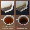 Coffee Filters #4 Compatible with Moccamaster Coffee Machine, 100 Pcs