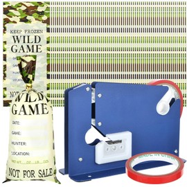 300 Pcs Ground Pork Freezer Bags 1lb Ground Meat Bags with Tape Bag Sealer 2 Sealing Tape Sausage Burger Wild Game Meat for Packaging Storing Processing Protect Your Meat from Freezer Burn