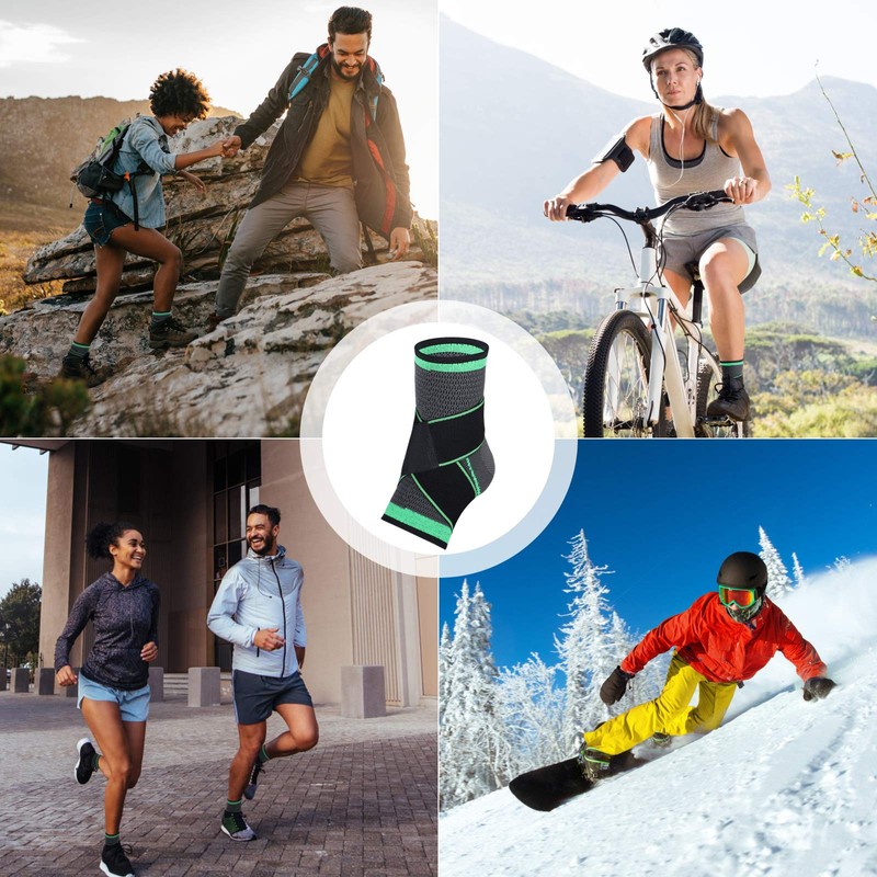 Ankle Support Brace, Adjustable Compression Ankle Support, for Men Women