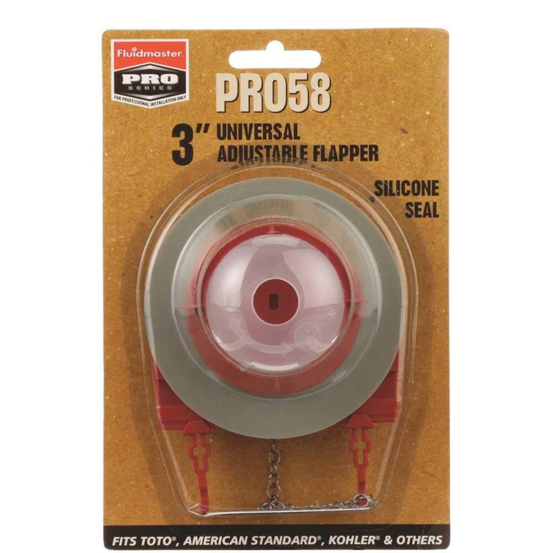 Universal 3" Adjustable Toilet Flapper