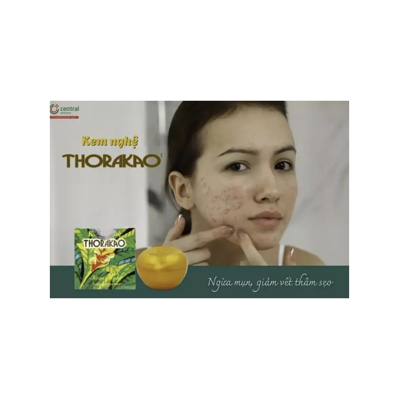 Thorakao 베트남 Thorakao 토라카오 강황 추출물 미백 크림 7g -