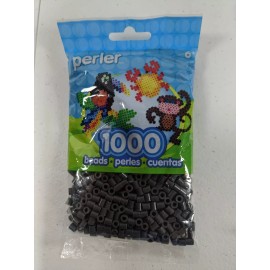 Perler Beads Lot 3 Packs 1000 Each Iron On Fuse Dark Gray Purple Bubblegum color