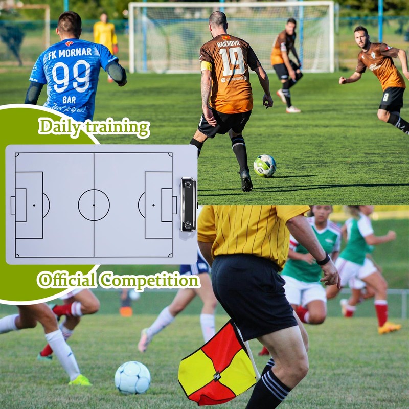Pure Vie Magnetic Soccer Coaching Board, Portable Soccer Whiteboard for