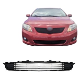 Titanium Plus Autoparts 2009-2010 Fits For Toyota Corolla Front Bumper Lower Grille Grill TO1036111 PLASITC BLACK 5311202120