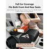 TNDCKP Induction Charging Car Armrest Pad, Leather Center Console Cushion,