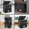 DocSafe File Box with Lock,Multi-Layer Fireproof Document Box Collapsible File