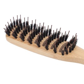 Men's Hair Brush, Bamboo Styling Comb with 9 Rows for Men and Women, Polished, Suitable for All Care Needs with Elegant Design