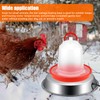 12 Inch Chicken Water Heater Base, 5 Gallons Poultry Drinker
