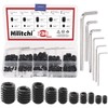 Hilitchi 230Pcs Socket Set Screw Assortment in SAE Sizes Internal