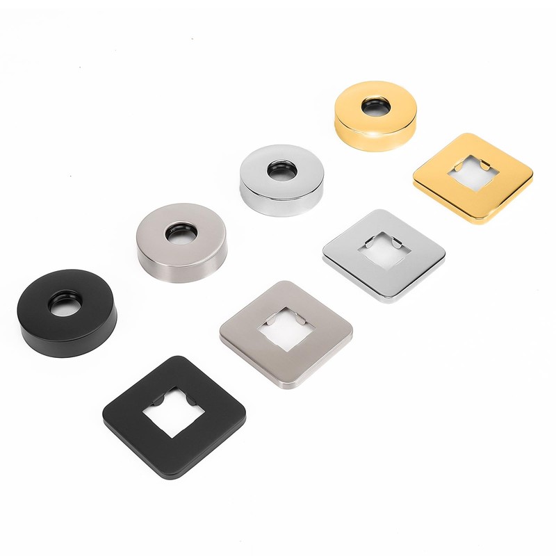 BathAce Shower Arm Flange, Stainless Steel Replacement Wall Split Flange/Escutcheon