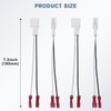 Fiegromech 4PCS Speaker Harness Adapter Compatible with Toyota Camry Corolla