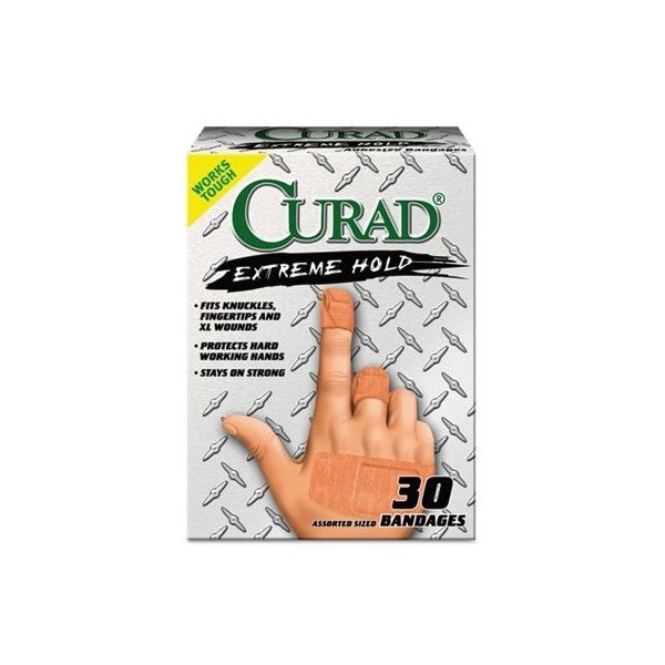 Extreme Hold Bandages, Assorted Sizes, 30 per Box [Set of 2]