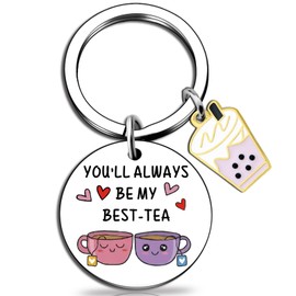 OEHEDOU Bestie Gifts for Women Best Friends - Cute & Funny Keychain Gifts