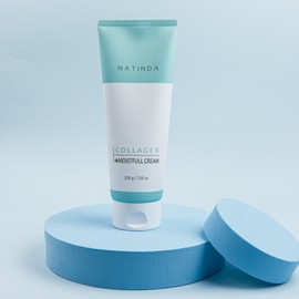 Natinda Large-capacity moisturizing cream Natinda Collagen Moisture Filling Cream 200ml Elasticity Care Nutrition Moisturizing Season Change / 대용량 수분크림 나틴다 콜라겐 수분 채움 크림 200ml 탄력 케어 영양 보습 환절기