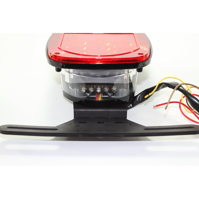 1 Black Surface Mount Universal License Bracket for Stop Turn