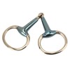 125mm Equine Mouth Snaffle Stainless Steel Electroplated Ring Bit Jointed