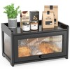 BAMBANG Bamboo Bread Box for Kitchen Countertop, Extra Large Farmhouse