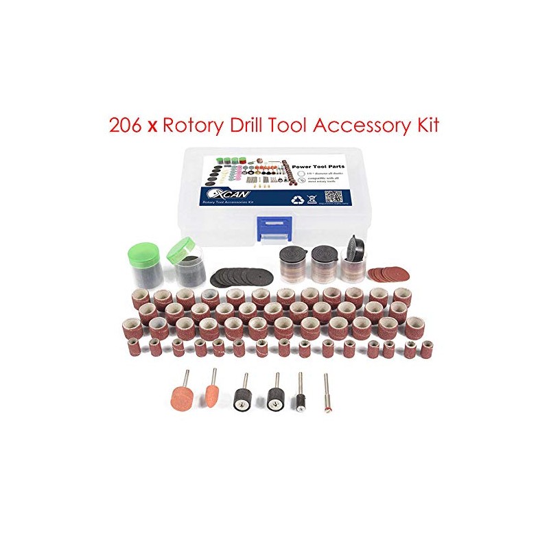Rotary Tool Accessory Kit SUPERTOOL 260PCS All-Purpose Rotary Accessory Kit