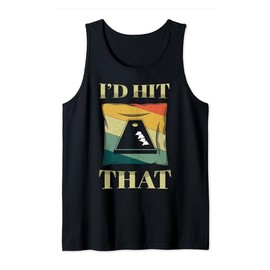 I'd Hit That Corn Hole Board Sand Bag Toss Retro Cornhole Tank Top