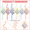 FillTouch 36 Pack Silly Straws End of the Year Gifts