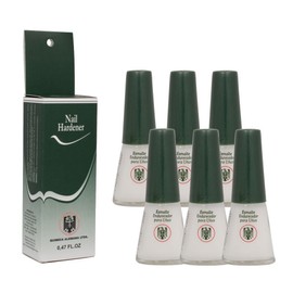 6 Bottles Quimica Alemana Nail Hardener Strengthener Polish Treatment 0.47 oz by Quimica Alemana