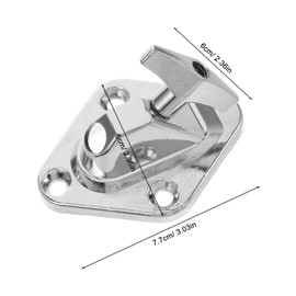 Totority Metal Drum Leg Mount Bracket for Bass and Snare Drums Sleek and Stylish Foot Holder for Percussion Instruments Wide Compatibility