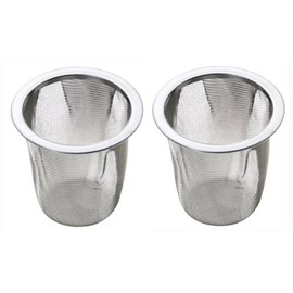 ZEROJAPAN 18-8ステンレス レギュラーロング茶こし 2個セット P-RLI-2