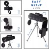 Vivreal NOVAWARE 12X50 Monocular Telescope Smartphone Camera Tripod Hiking Outdoor
