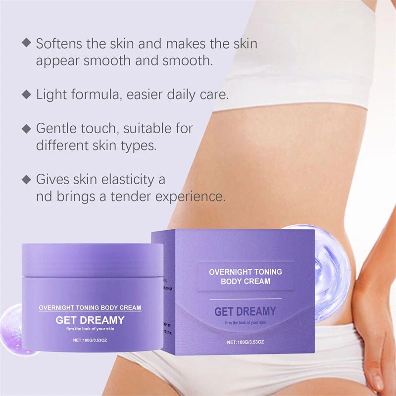 Unbranded GET-DREAMY Overnight Toning Whip - 100ml NEW Firming Whip