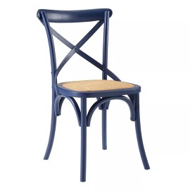 Modway Furniture Gear Dining Side Chair in Midnight Blue -EEI-1541-MID