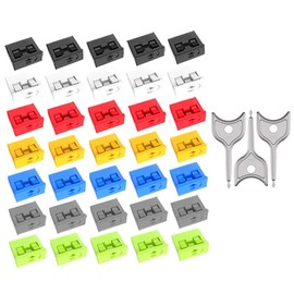 35PCS USB Port Blockers with 3 Locks for PC, Laptop Removable Type-A Data Protection,Dust & Moisture Resistant Shield（Mixed Colors Packs Svailable for Port Sorting）