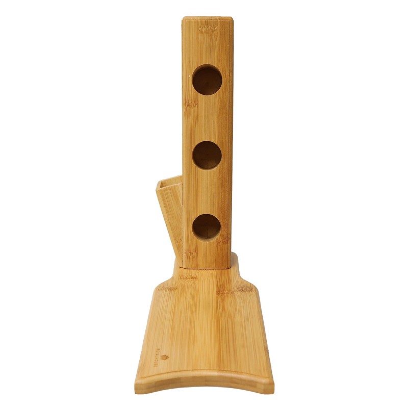 ROYALHOUSE Bamboo Wine Rack 3 Compartments (Assembly Required)