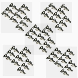 50 Pieces Full Overlay Cup Hinge Soft Close Face Frame Cabinet Hinge Clip on Soft-Close Cabinet Hinge Kitchen Cabinet Hinge Cabinet Door Hinge (50 Piece)