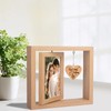 GUANKE Couple Picture Frames, Rotating Romantic Picture Frames for Boyfriend,