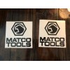 MATCO TOOLS 6” (set Of 2) Logo BLACK Bumper Sticker