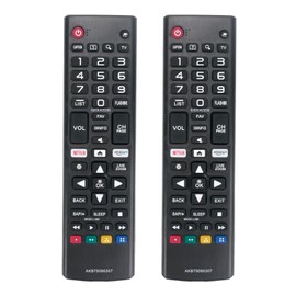 【Pack of 2】 AKB75095307 Universal Replacement Remote Control -ALLIMITY- fit for LG LED LCD TV 55LJ5500 32LJ550B 49UJ6500 65UJ6350 65UJ6580 70UJ6520 75UJ657A 49LJ5500 55UJ6050