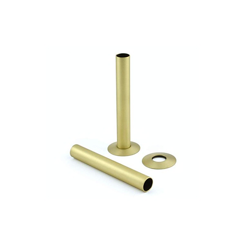 130mm Radiator Pipe Sleeve/Shrouds/Covers and Collar Set | Foundry (Pair)
