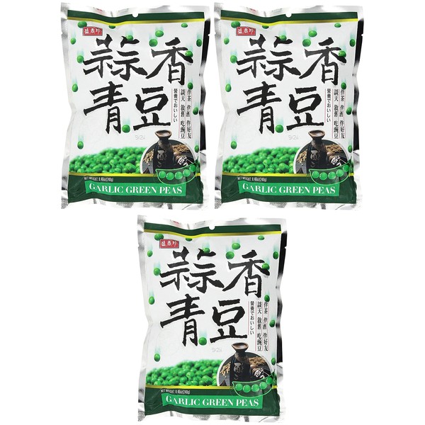Shengxiangzhen Garlic Green Peas 8.46oz (Pack of 1) Pack of 3