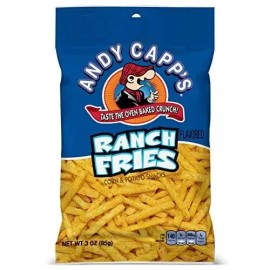 Andy Capp's Ranch Fries Snacks, 3-oz Bag 5 Bags